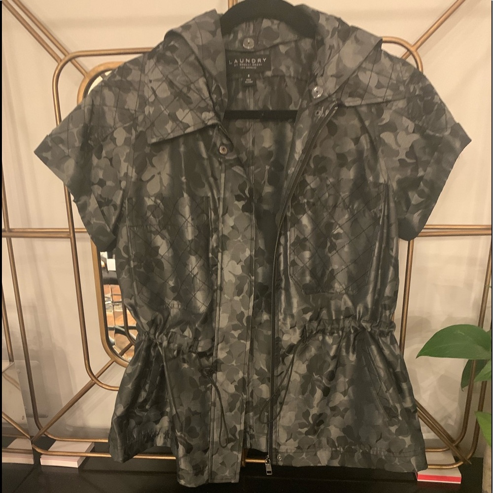 Laundry Silk-style Short Sleeved Jacket
